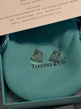 Tiffany & Co. Mini Heart Stud Tag Earrings/925 Sterling Silver-NIB-AII
Inclusive